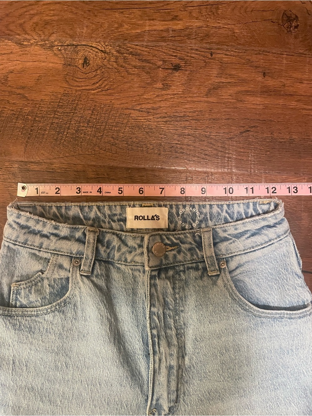 ROLLA'S High-Rise East Coast Flare Light Blue Vintage Wash Jeans - Picture 4 of 7
